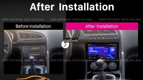 Màn hình DVD Android xe Peugeot 3008 2008 - 2017 | Fujitech 